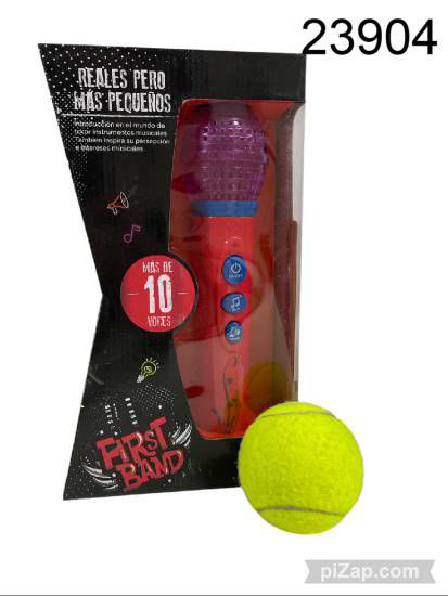 Imagen de MICROFONO CON LUZ Y SONIDO FIRDT BAND 6.25